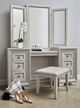 Pulaski™ Camila White Vanity Stool-3