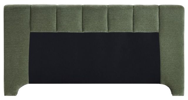 Meridian Furniture Camila Green Queen Upholstered Panel Bed-3