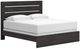 Signature Design by Ashley® Delmorta Dark Gray King Panel Bed-0