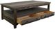 International Furniture Direct Town Brown Cocktail Table-2