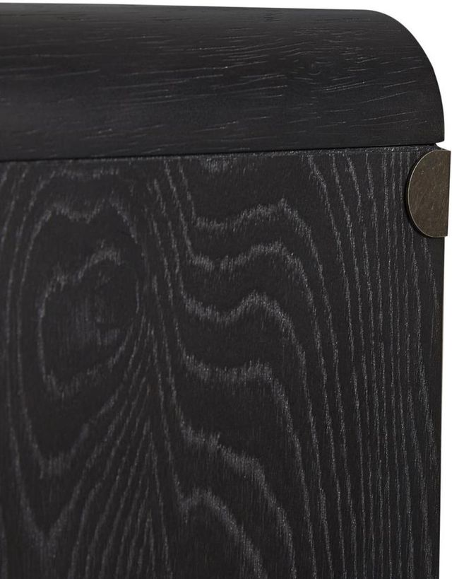 Bernards Elure Peppercorn Glass Door Server-3