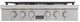 Kucht Professional KFX Series 36" Stainless Steel Natural Gas Range Top with Classic Silver Knobs-4