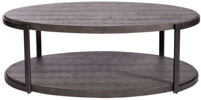 Liberty Furniture Modern View Gauntlet Gray Cocktail Table-2