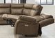 Signature Design by Ashley® Max-Momentum 5-Piece Biscotti Power Reclining Curved Sectional-5