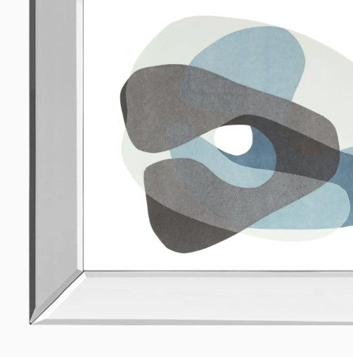 Classy Art Homage to Eames IV by Rob Delamater Mirrored Frame Wall Art-1