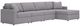 Signature Design by Ashley® Modmax 4-Piece Granite Right-Arm Facing Sectional and Chaise-0