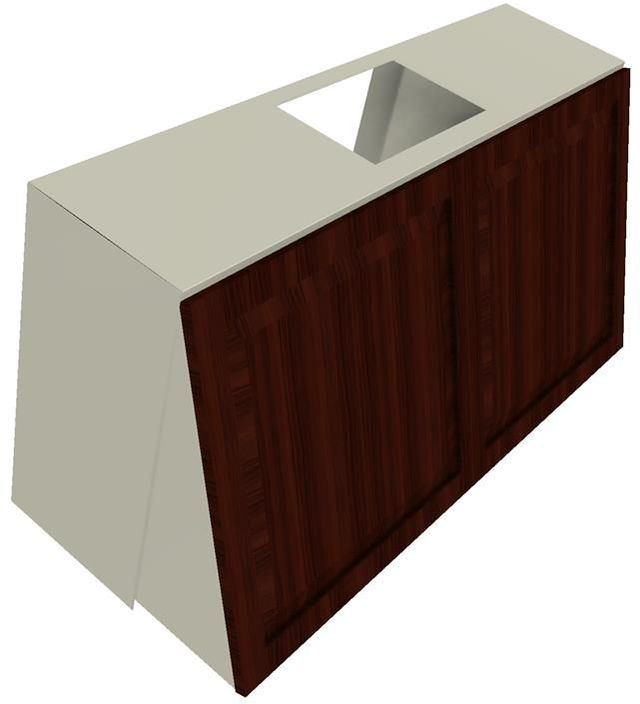 Vent-A-Hood® 48" Biscuit Tilt-Out Wall Mounted Range Hood-1