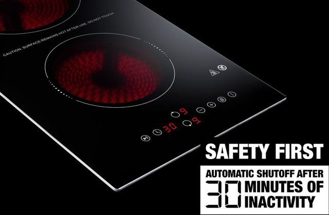 Summit® 12" Black Electric Cooktop -1