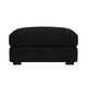 Elements International Arizona Black Modular Ottoman-1