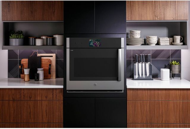 GE Profile™ 30" Stainless Steel Smart Single Electric Wall Oven with Left-Hand Side-Swing Door-3