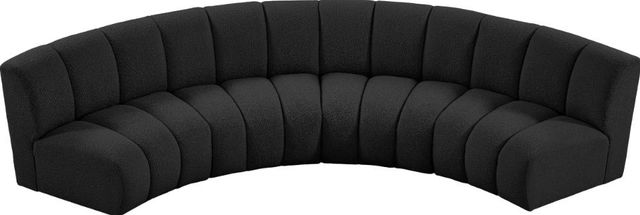 Meridian Furniture Infinity 4-Piece Black Modular Sectional Set-3