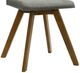 Armen Living Gina Brown/Charcoal Dining Chair-4