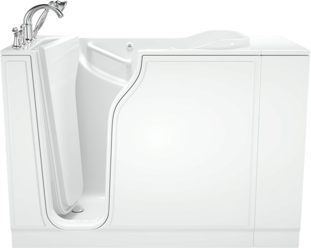 American Standard Value Series White Alcove Walk-In Whirlpool Bathtub-0