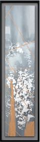 Crestview Collection Lawson 3-Piece Gray/Orange/White Wall Art Set-1