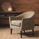 Olliix by Madison Park Grey Grayson Mid-Century Accent Chair-1