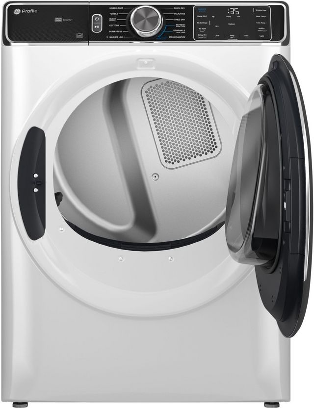 GE Profile™ 7.8 Cu. Ft White Electric Dryer-1