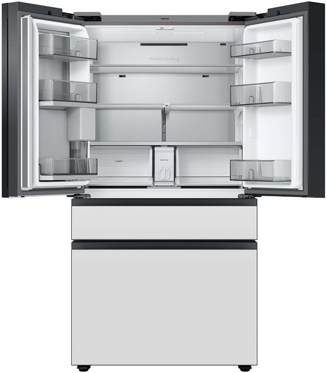 Samsung 4 Piece White Glass Kitchen Package-10