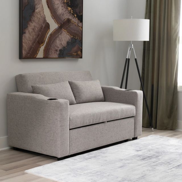 Linon Loren Gray Sofa Bed-4