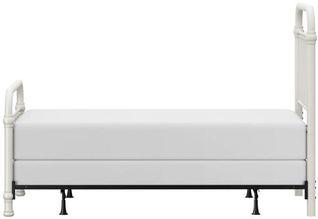 HH2 Home Kirkland White Twin Metal Rod Bed-3