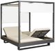 Vanguard® Furniture Michael Weiss Outdoor Montecito Outdoor Double Reclining Chaise with Cushions-0