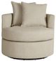 Coaster® Debbie Black/Camel Swivel Accent Chair-1