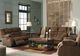 Signature Design by Ashley® Tulen Chocolate Reclining Sofa-3