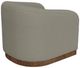 International Furniture Direct Suomi Beige Arm Chair-3