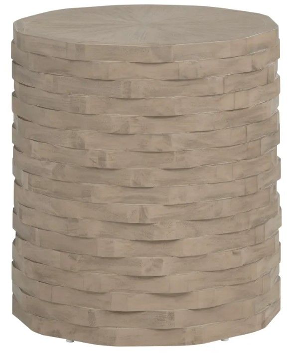 Crestview Collection Baker Beige Round End Table-0