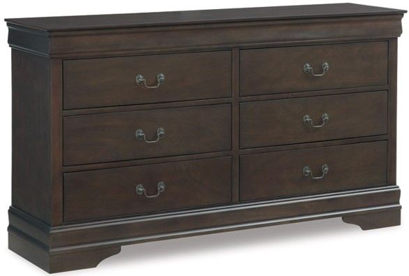 Signature Design by Ashley® Leewarden 2-Piece Dark Brown Full Sleigh Bed Set-2