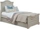 American Woodcrafters 7820 Stonebrook 3-Piece Antique Gray Twin Bedroom Set-2