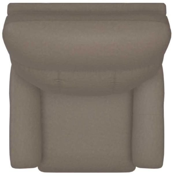 La-Z-Boy® Arthur Grey Leather Rocking Recliner-4