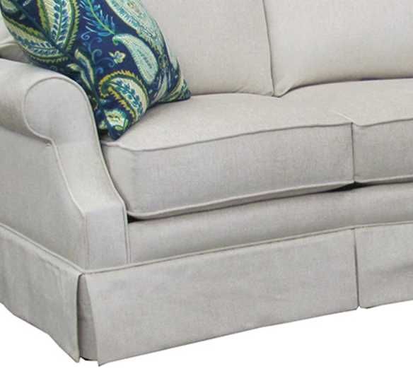 Marshfield Furniture Simply Yours White Conversation Sofa-1