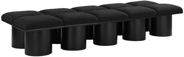Meridian Furniture Pavilion 10-Piece Black 78" Modular Bench Set-0