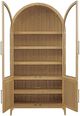 Bassett Mirror Fynn Blonde Display Cabinet-2
