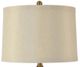 Crestview Collection Berkely Glazed Antique Brass/Irredescent Gold Double Gourd Lamp-1