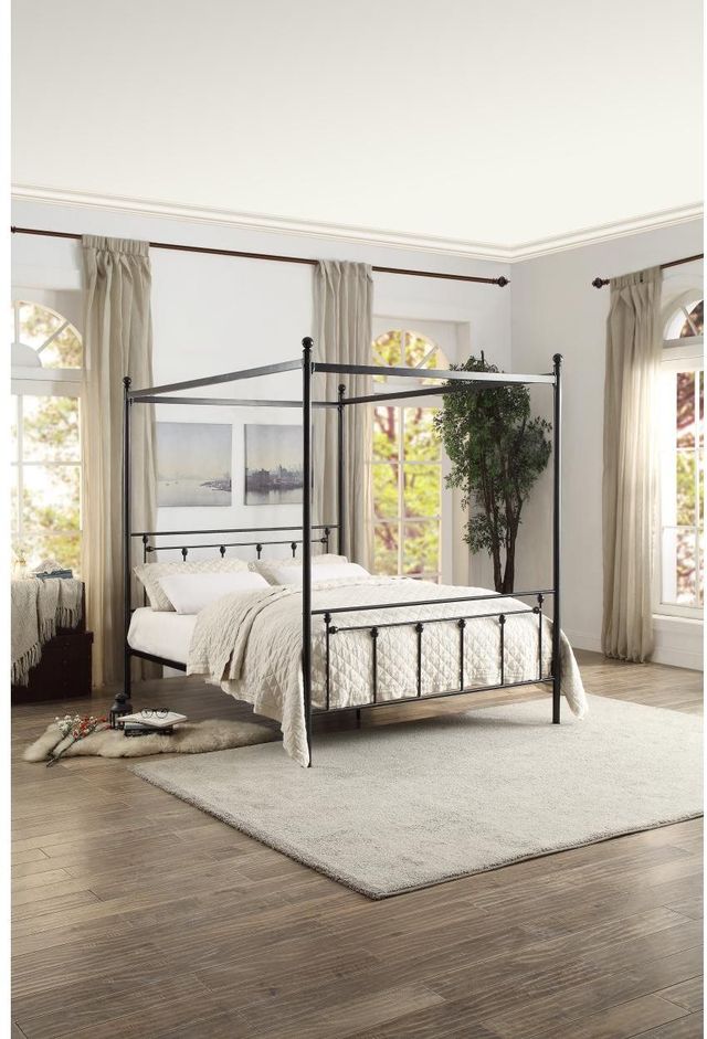 Homelegance® Chelone Black Canopy Bed-3