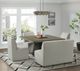 Elements International Jemma 6-Piece Gray Dining Table Set-1