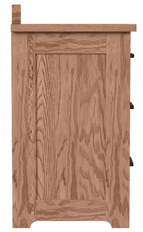 Intercon Oak Park Taupe Nightstand-2