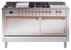Ilve® Nostalgie II Noblesse 60'' Stainless Steel Pro Style Dual Fuel Range with Copper Trim-0
