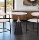 Furniture of America® Streatham 3-Piece Black/Gold/White Counter Table Set-2