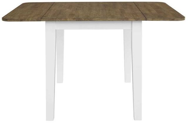 Liberty Furniture Landale Chestnut Drop Leaf Dining Table with White Base-2