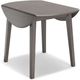 Signature Design by Ashley® Shullden Gray Drop Leaf Dining Table-3