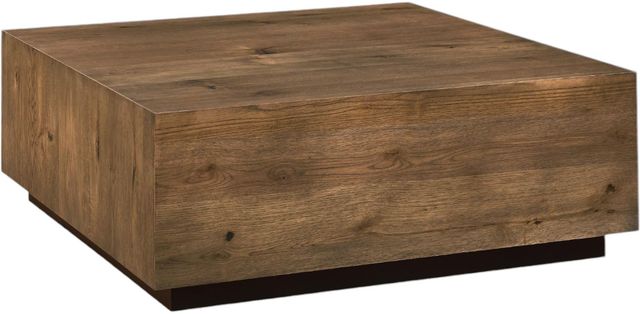 Bassett® Furniture Cascade Barley Oak Square Cocktail Table-0