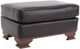 Decor-Rest® Furniture LTD Customizable 3933 Leather Ottoman with Wood Base-0