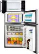 Summit® 19" 3.2 Cu. Ft. Stainless Steel Compact Refrigerator with Microwave-2