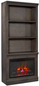 aspenhome® Churchill Ghost Black 74" Fireplace Display Case-0