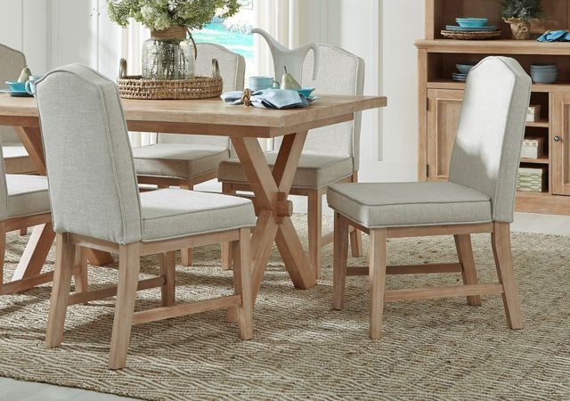 homestyles® Cambridge Whitewash Upholstered Dining Chairs-4