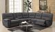 Emerald Home Alberta 6-Piece Charcoal Gray Manual Reclining Sectional Set-1