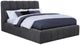 Coaster® Nollet Gray Eastern King Upholstered Platform Panel Bed-0