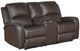 Homelegance® Austin Brown Double Manual Reclining Loveseat with Center Console-0